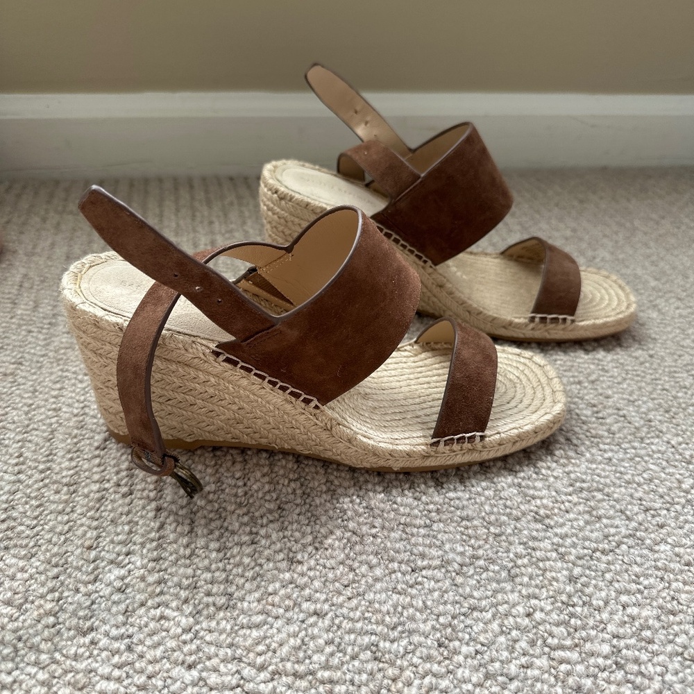 Summer espadrille wedges